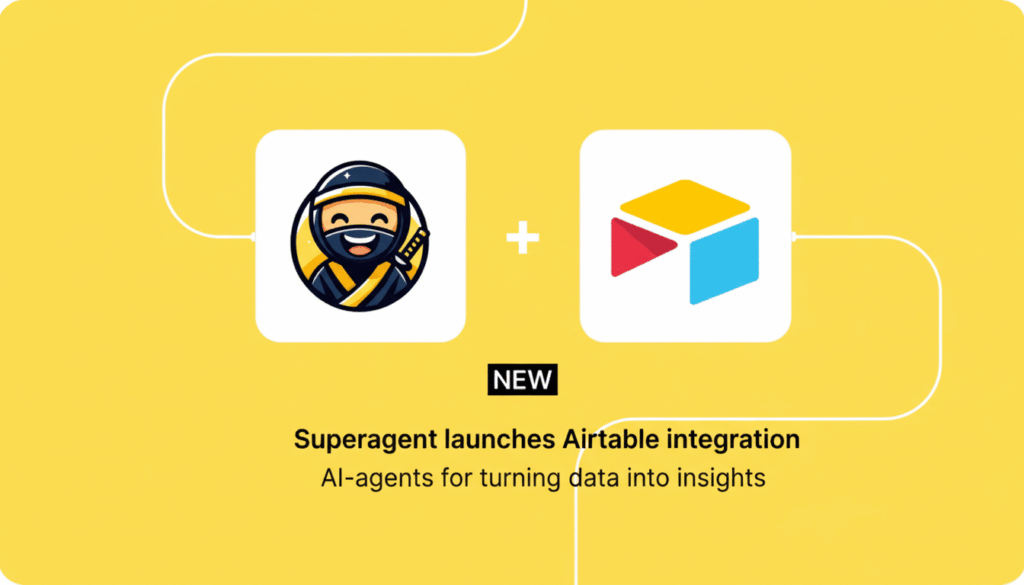 Airtable inova com Superagent