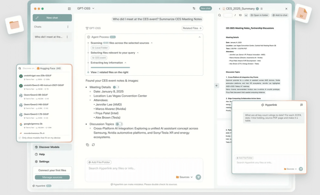 Hyperlink by Nexa AI: o “Perplexity” para seus arquivos locais, 100% privado