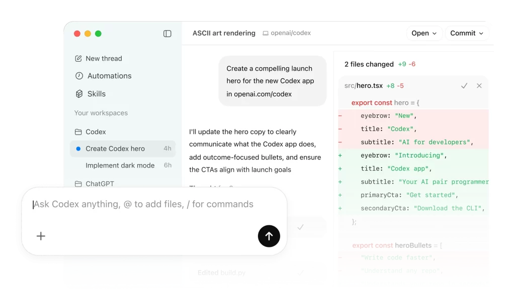 OpenAI lança aplicativo desktop Codex e inaugura a era dos agentes de programação em paralelo