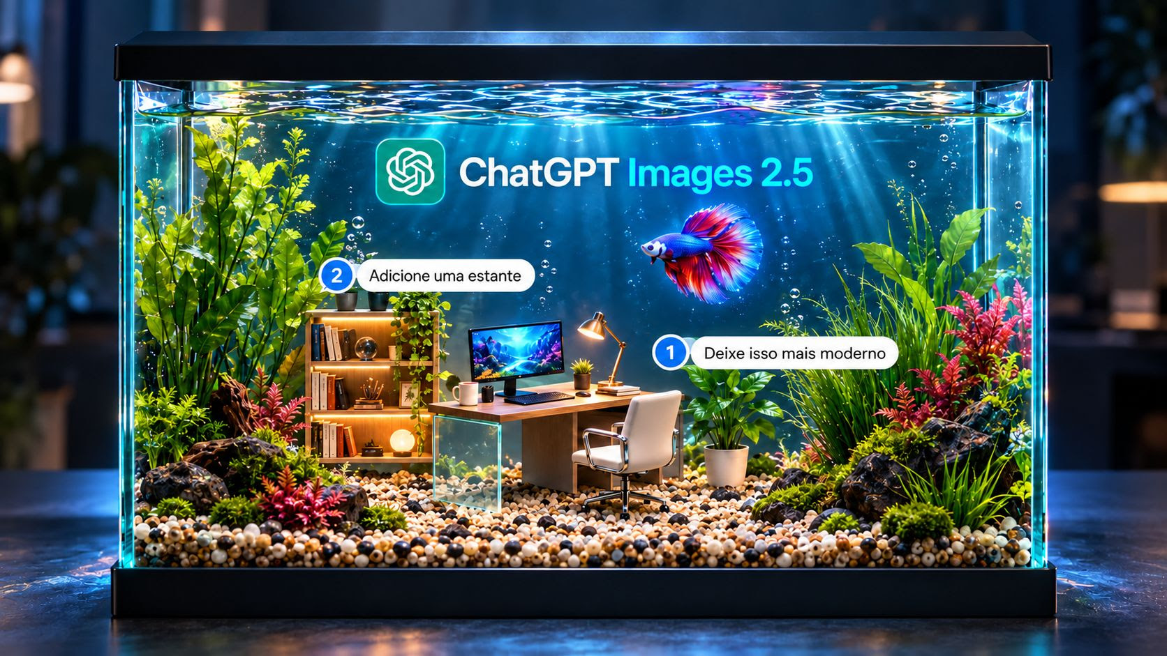 GPT Images 2.5 chega como um Photoshop dentro do próprio chat do ChatGPT